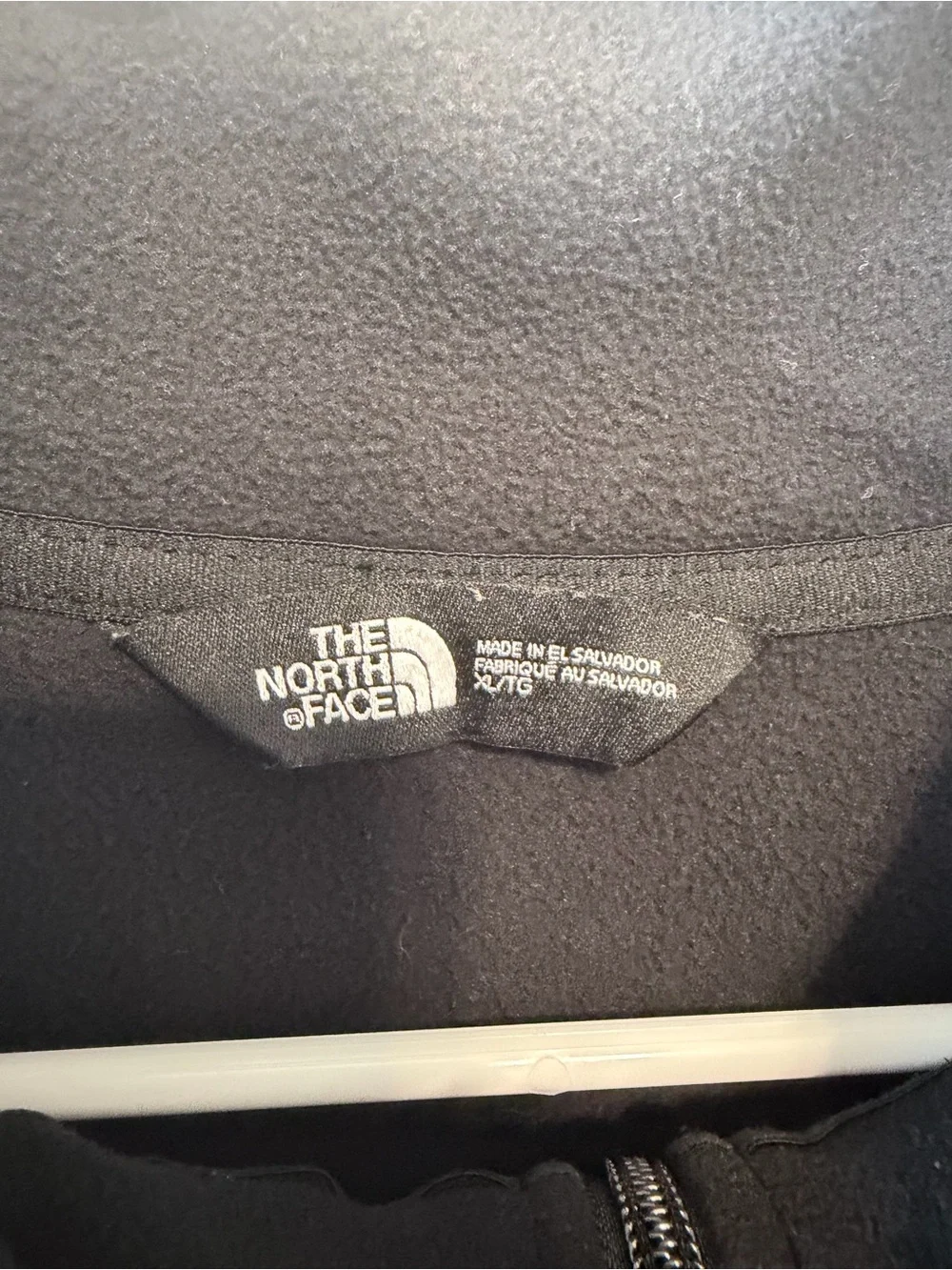 The North Face XL Black Gray Fleece FOX ESS Logo